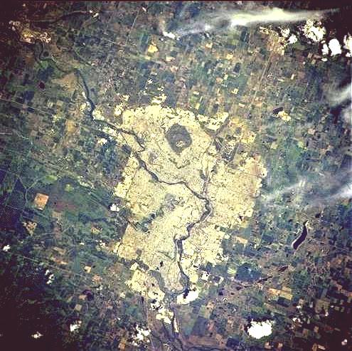Calgary from Space