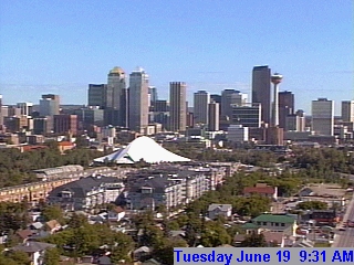 Calgary from the South - daytime