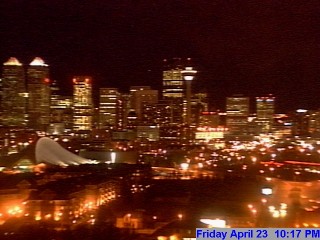 Calgary from the South - nighttime