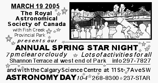Calgary RASC Fish Creek Park Star Night