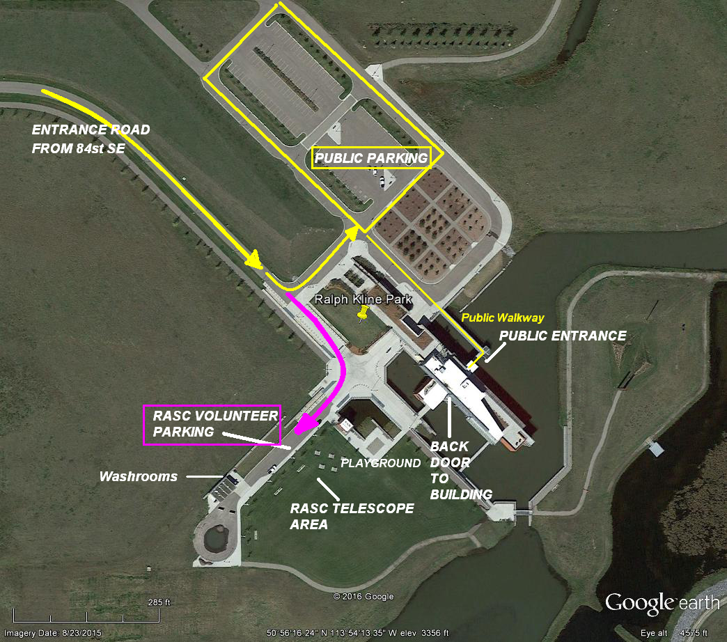 Parking at Ralph Klein Park