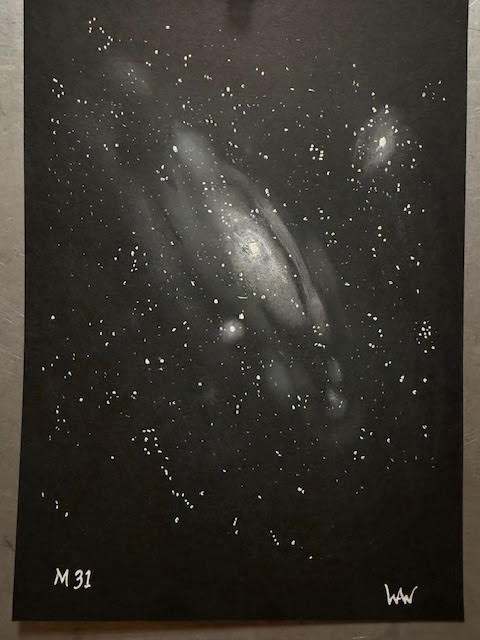 Sketch - M31 from SeeStar - Wade Williamson